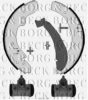 BORG & BECK BBS1126K Brake Shoe Set